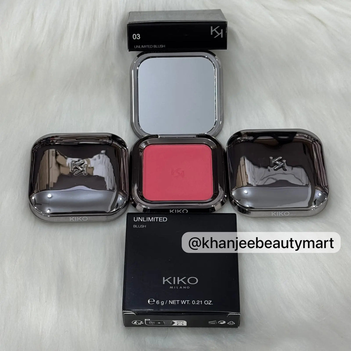 KIKO Milano Unlimited Blush Long-Lasting Powder Blush Set