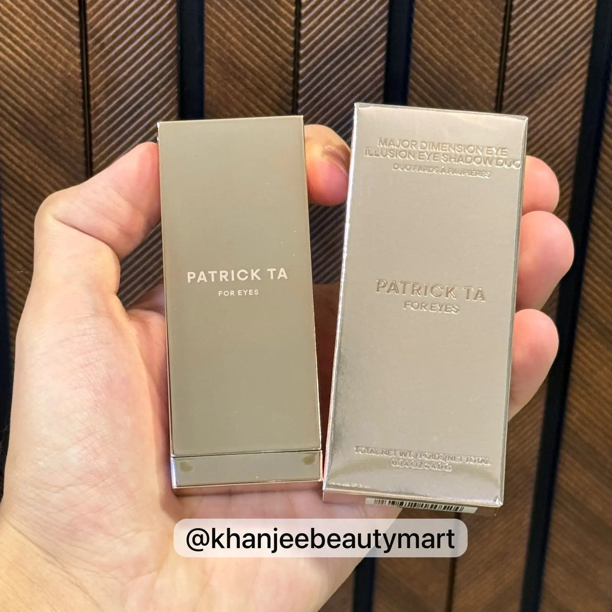 PATRICK TA Major Glow Shimmer & Highlight Eyeshadow Duo Compacts (4 Shade Options Available)