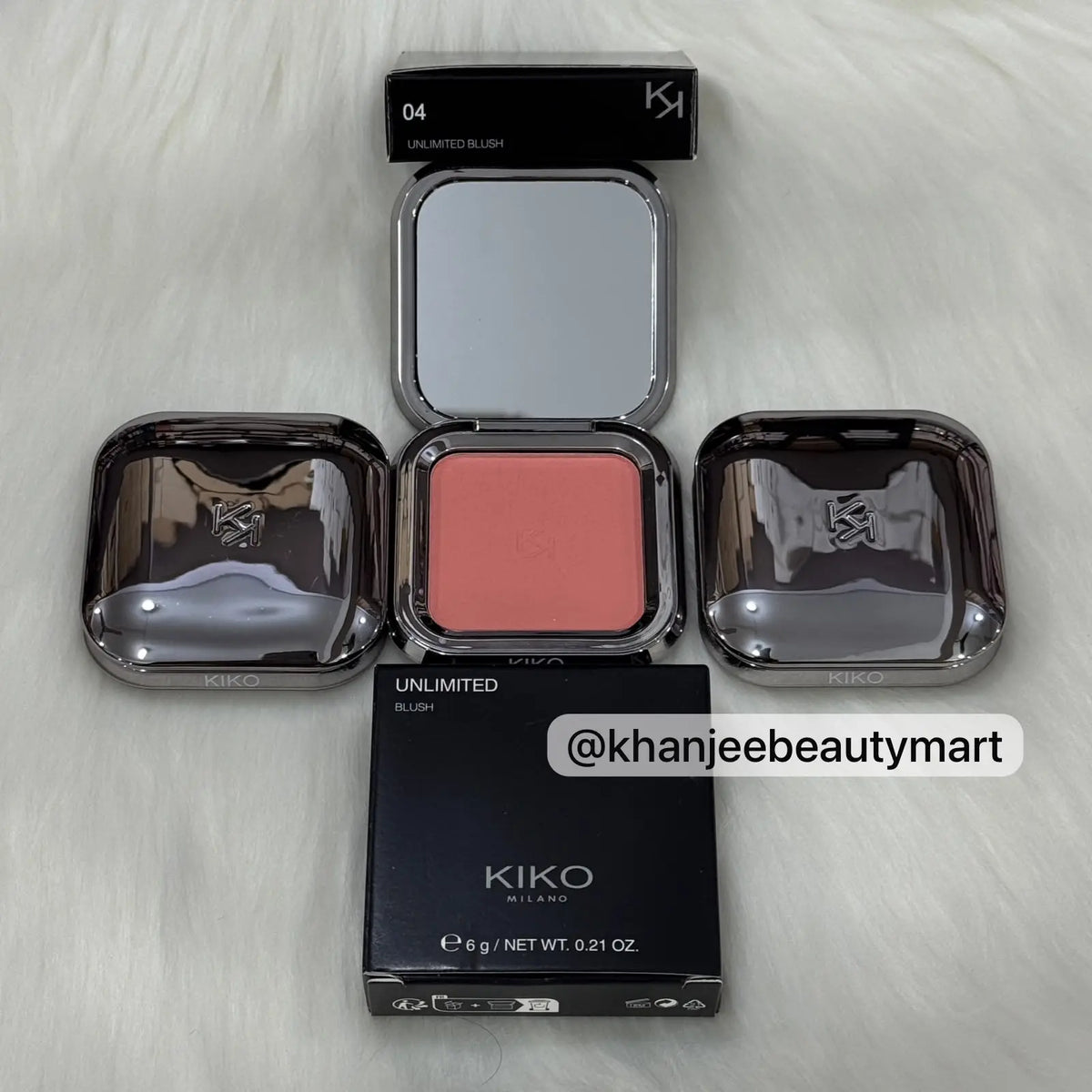 KIKO Milano Unlimited Blush Long-Lasting Powder Blush Set