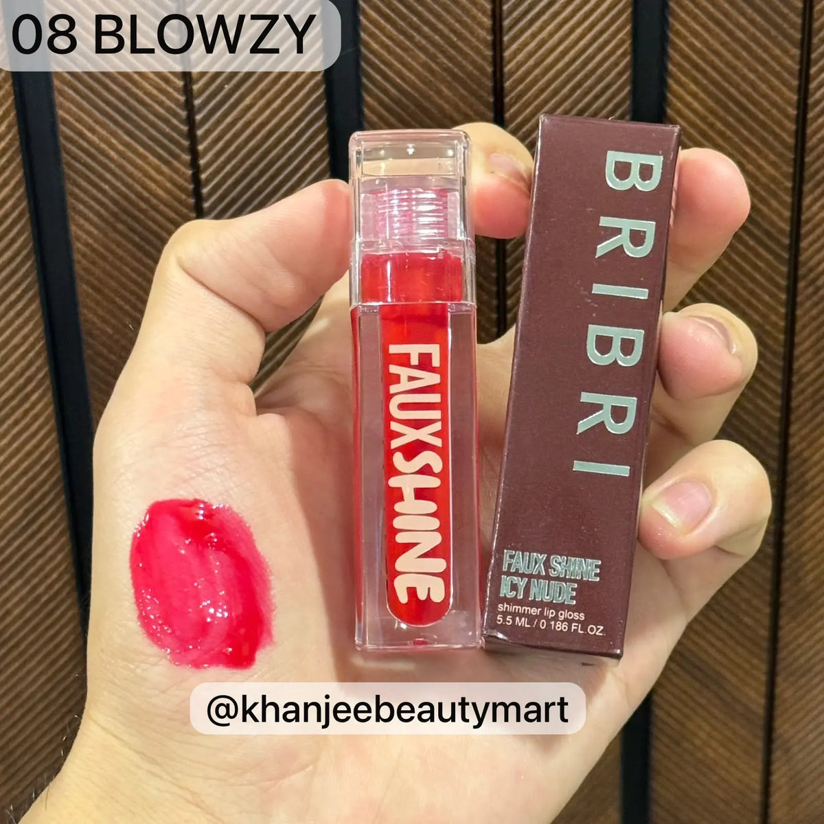 BRIBRI FAUX SHINE Shimmer Lip Gloss Collection