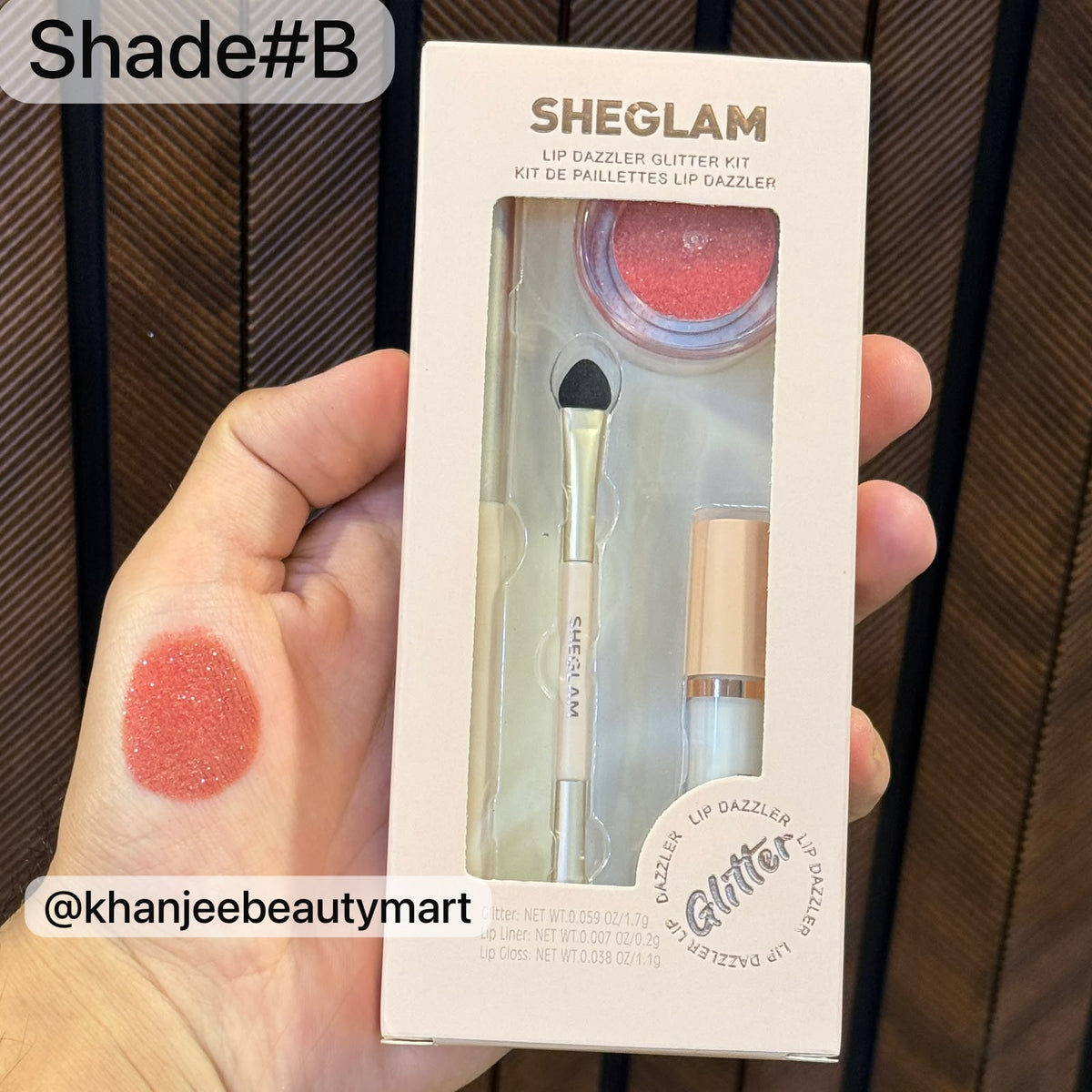 Sheglam Lip Dazzler Gliter Kit