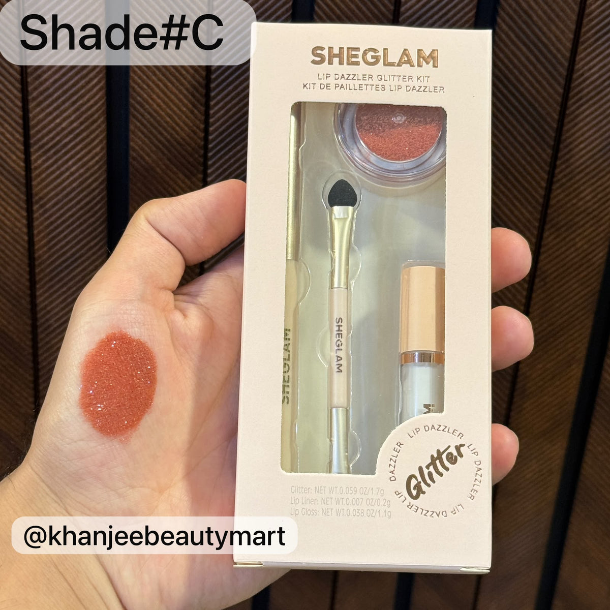Sheglam Lip Dazzler Gliter Kit