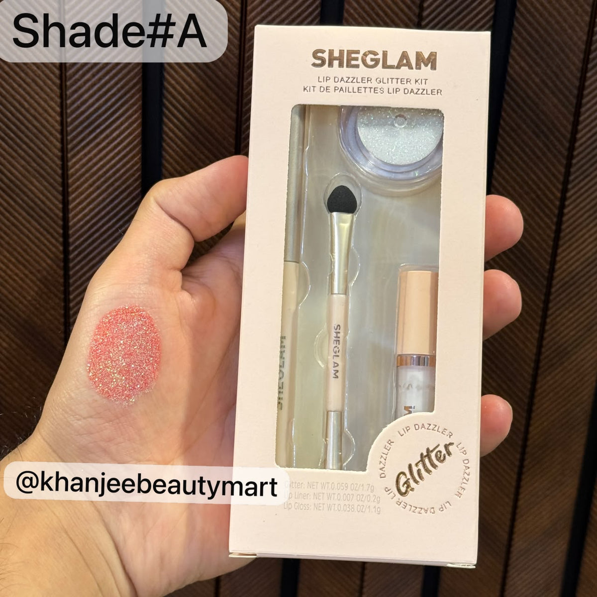 Sheglam Lip Dazzler Gliter Kit