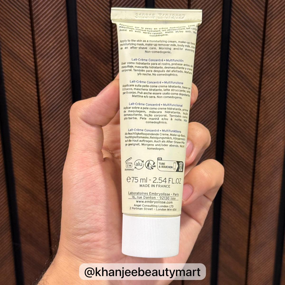 Embryolisse Lait-Crème Concentré Multi-Function Moisturizer – 75ml