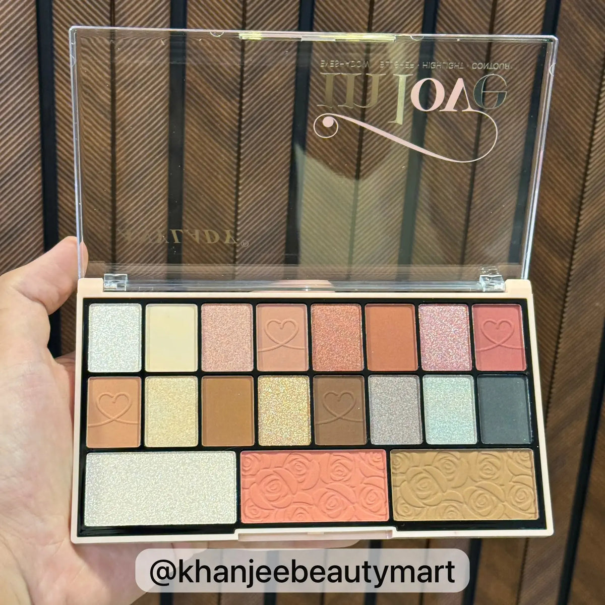 Any Lady Love Multi-Use Makeup Palette – Eyeshadow, Blusher, Highlight & Contour