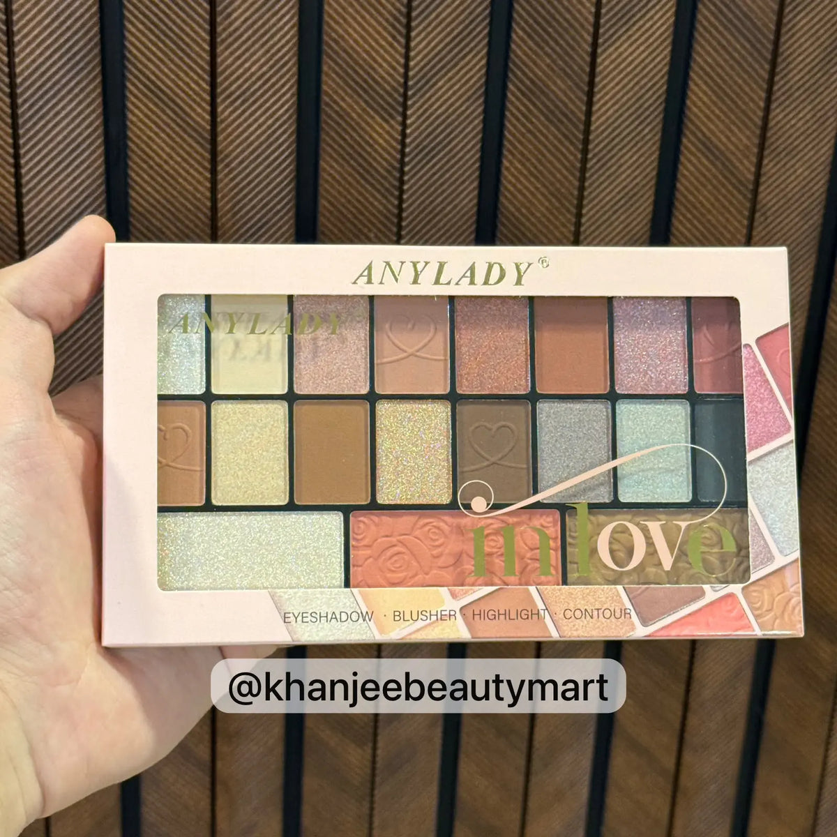 Any Lady Love Multi-Use Makeup Palette – Eyeshadow, Blusher, Highlight & Contour