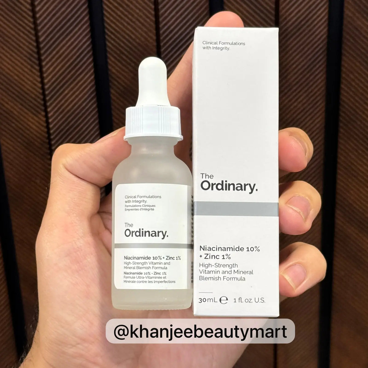 The Ordinary Niacinamide 10% + Zinc 1% – High-Strength Vitamin and Mineral Blemish Formula – 30 ml / 1 fl. oz. U.S.