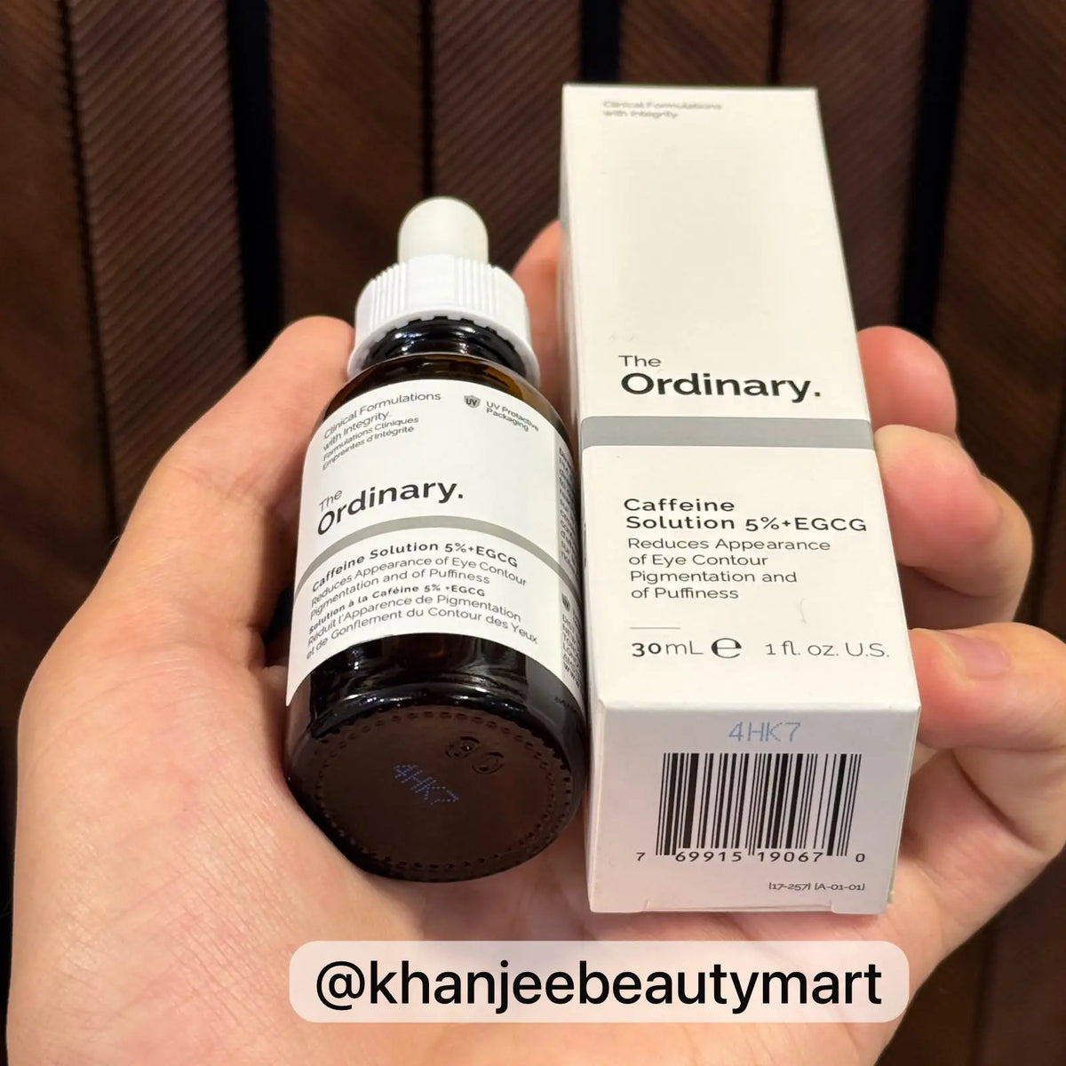 The Ordinary Caffeine Solution 5% + EGCG – Reduces Appearance of Eye Contour Pigmentation and Puffiness – 30 ml / 1 fl. oz. U.S.