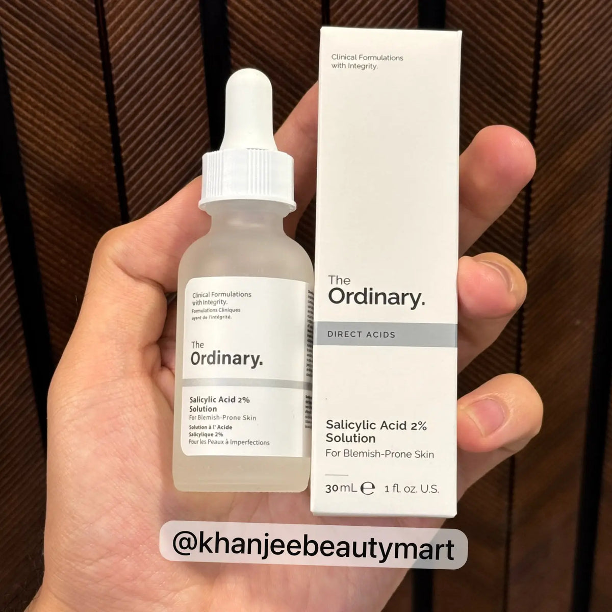 The Ordinary Salicylic Acid 2% Solution – For Blemish-Prone Skin – 30 ml / 1 fl. oz. U.S.