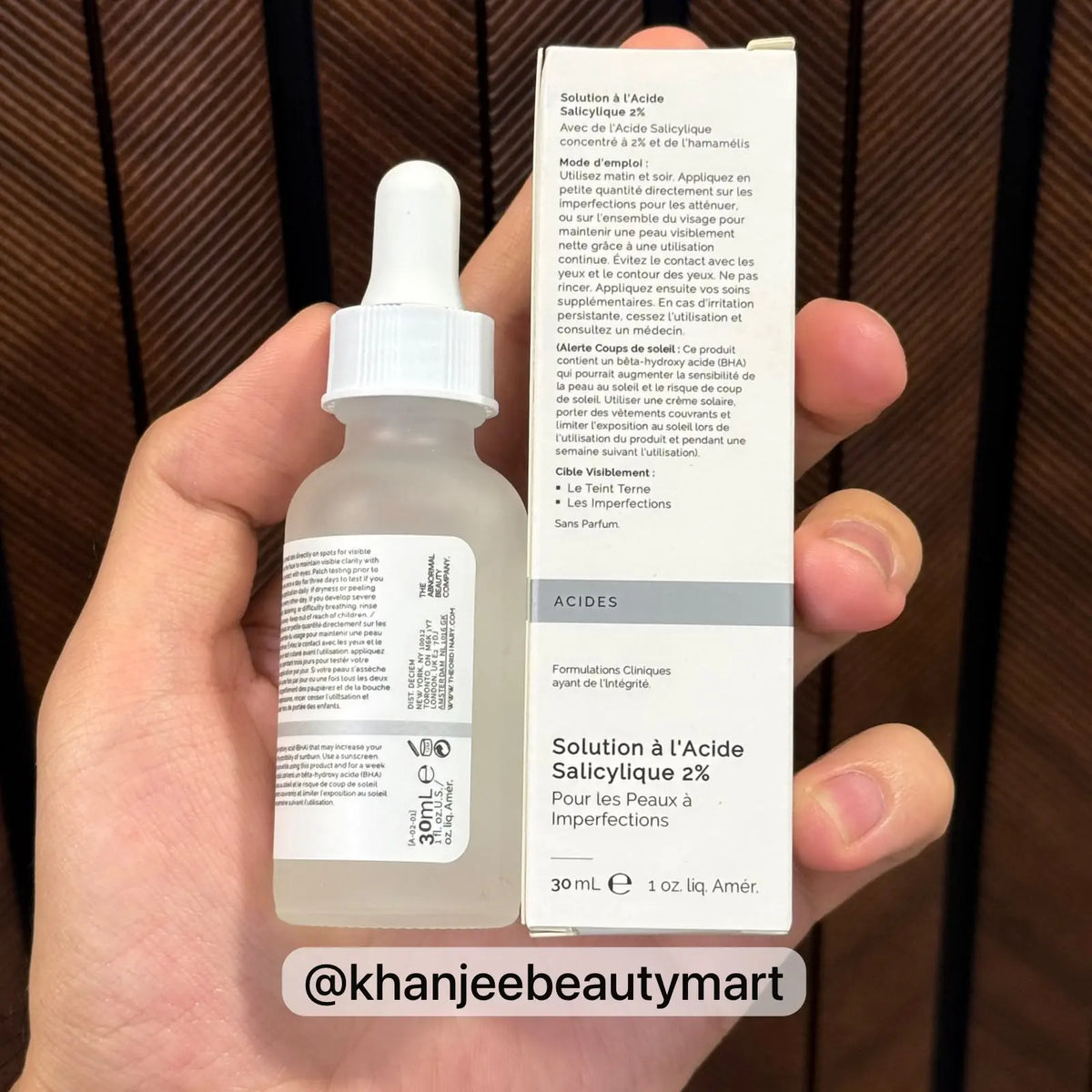 The Ordinary Salicylic Acid 2% Solution – For Blemish-Prone Skin – 30 ml / 1 fl. oz. U.S.