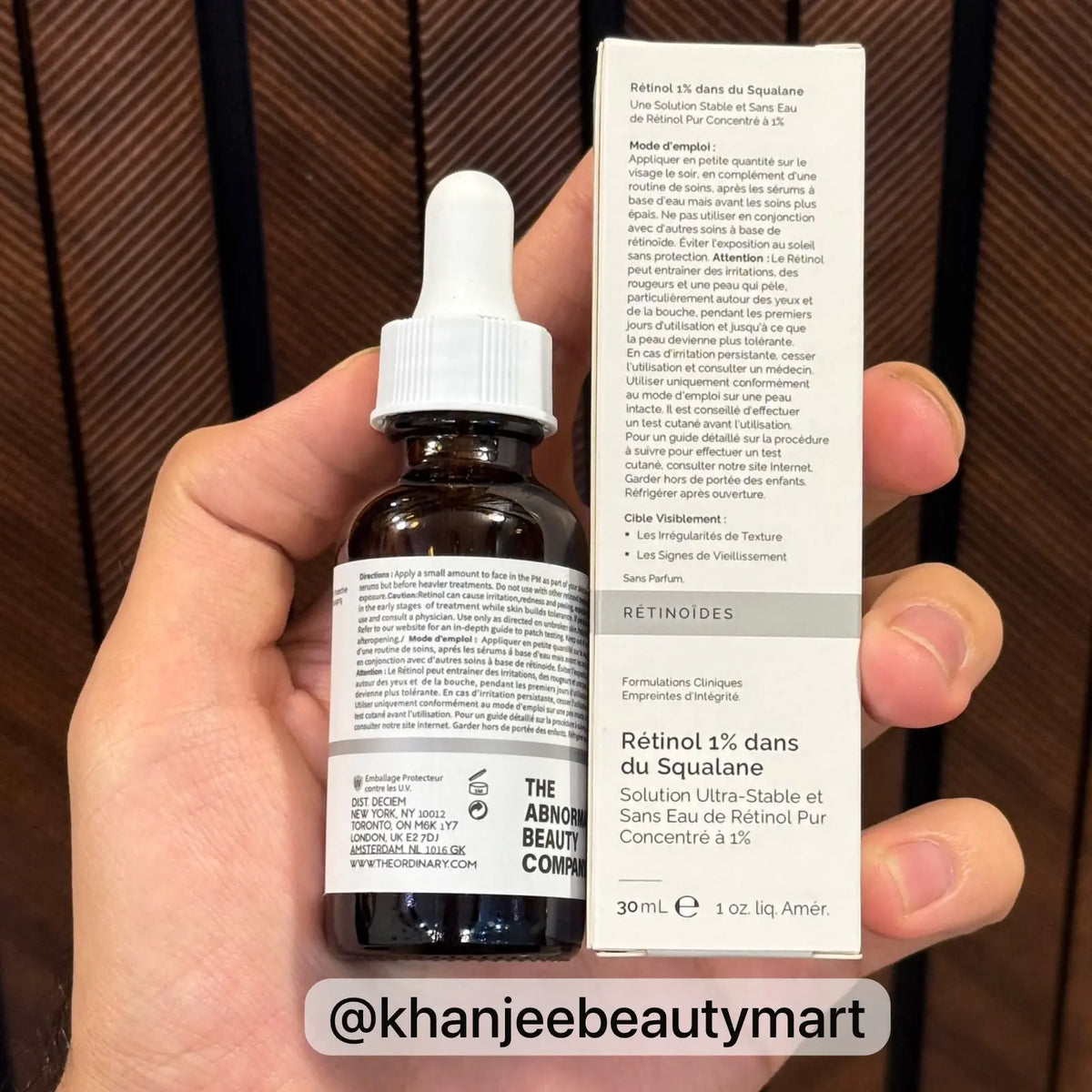 The Ordinary Retinol 1% in Squalane – Highly-Stable, Water-Free Solution of 1% Pure Retinol – 30 ml / 1 fl. oz. U.S.