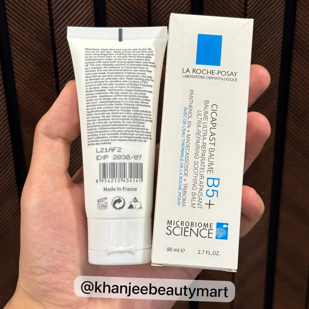 La Roche-Posay Cicaplast Baume B5+ – Ultra-Repairing Soothing Balm – 80 ml / 2.7 FL. OZ.