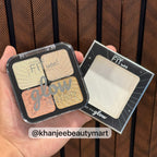 FIT wee Premium "Make Me Glow" Highlighter Palette – 4 Colors Shimmer Illuminator Quad
