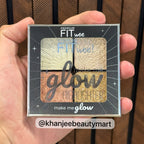 FIT wee Premium "Make Me Glow" Highlighter Palette – 4 Colors Shimmer Illuminator Quad