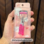 Beauty Nakeed BN Eyelash Curler with Built-in Lash Separating Comb (Pink Handles)