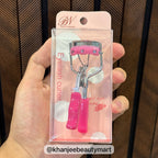Beauty Nakeed BN Eyelash Curler with Built-in Lash Separating Comb (Pink Handles)