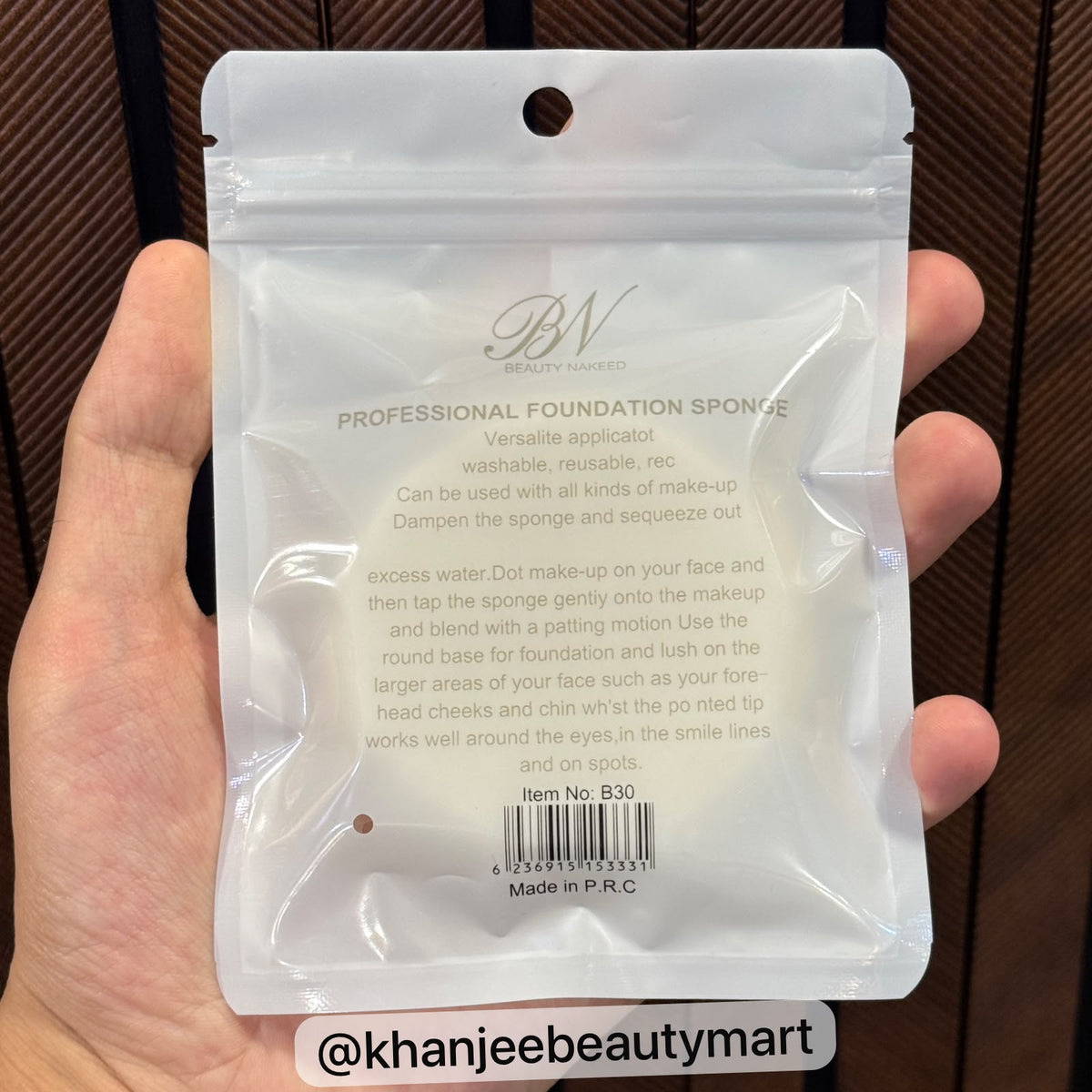Beauty Nakeed BN Professional Latex Free Powder Puff Pack