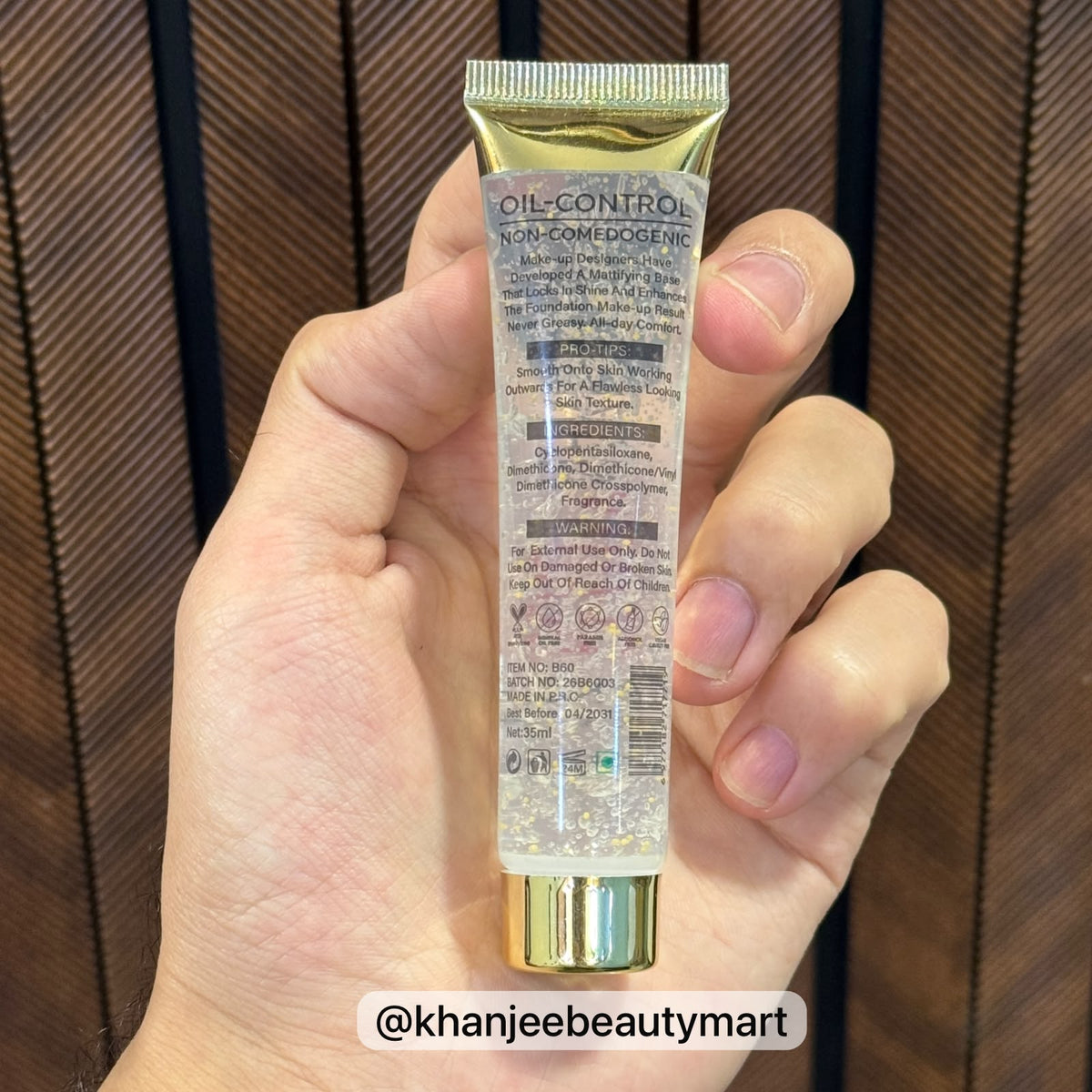 Beauty Nakeed BN 24K Gold Oil-Control Hydrating Make-Up Primer (35ml)