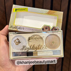 Mielena Italy 3 Colors Highlighter Kit with Applicator Brush