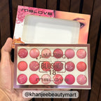 MSLOVE Amazing Blusher 18 Color Baked Blush Palette