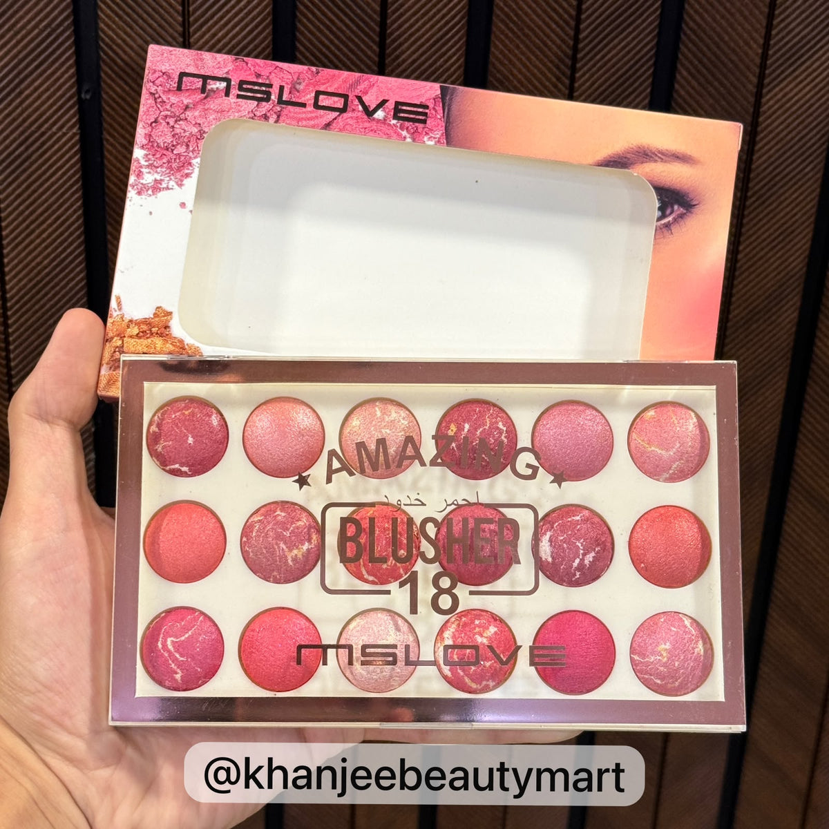 MSLOVE Amazing Blusher 18 Color Baked Blush Palette