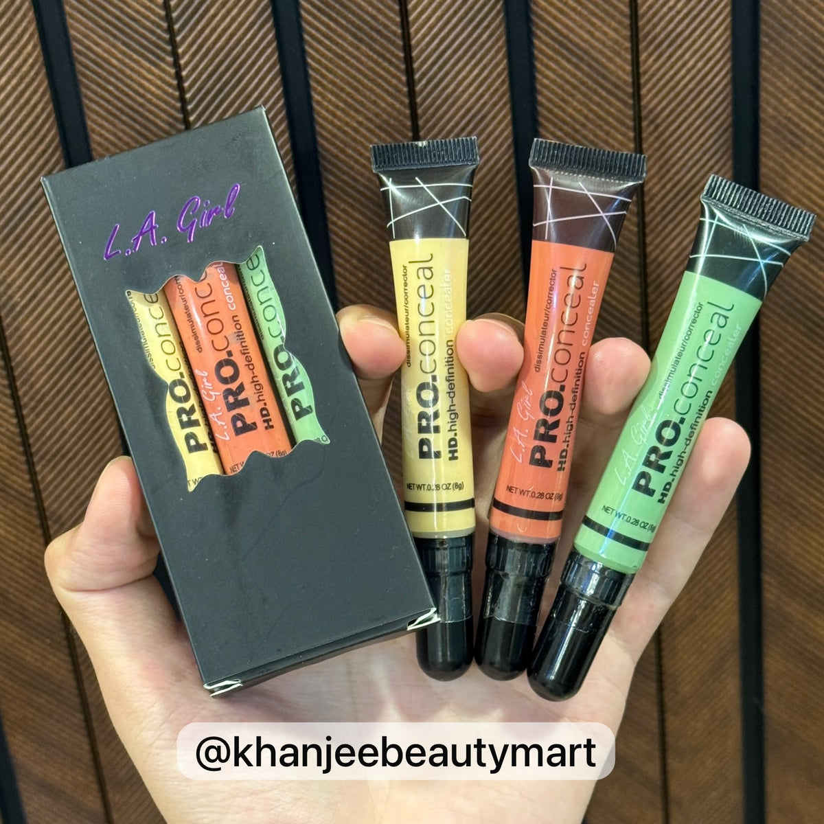L.A. Girl PRO.conceal HD High-Definition Concealer & Color Corrector Set (3 Pcs Pack)