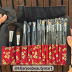 13-Piece Makeup Brush Set with Pouch – Face & Eye Makeup Brushes