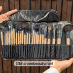 24-Piece Makeup Brush Set with Pouch – Professional Makeup Brush Kit