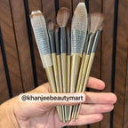 JustGlow Beauty Professional 10 Pc Makeup Brush Set