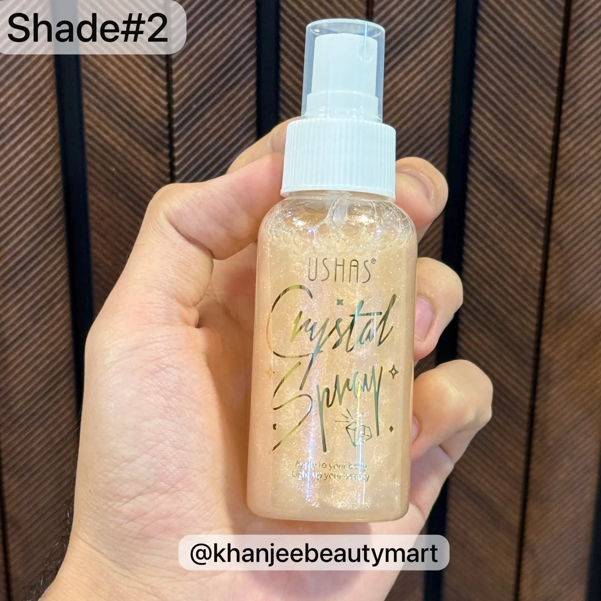 Ushas Crystal Body & Hair Shimmer Spray