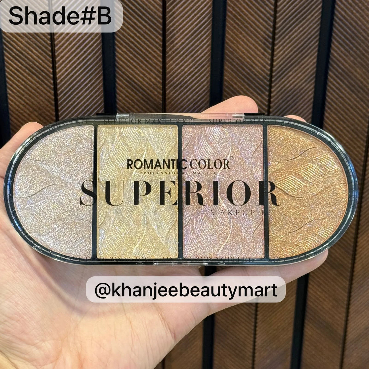 Romantic Color Superior 4-in-1 Highlighter Palette