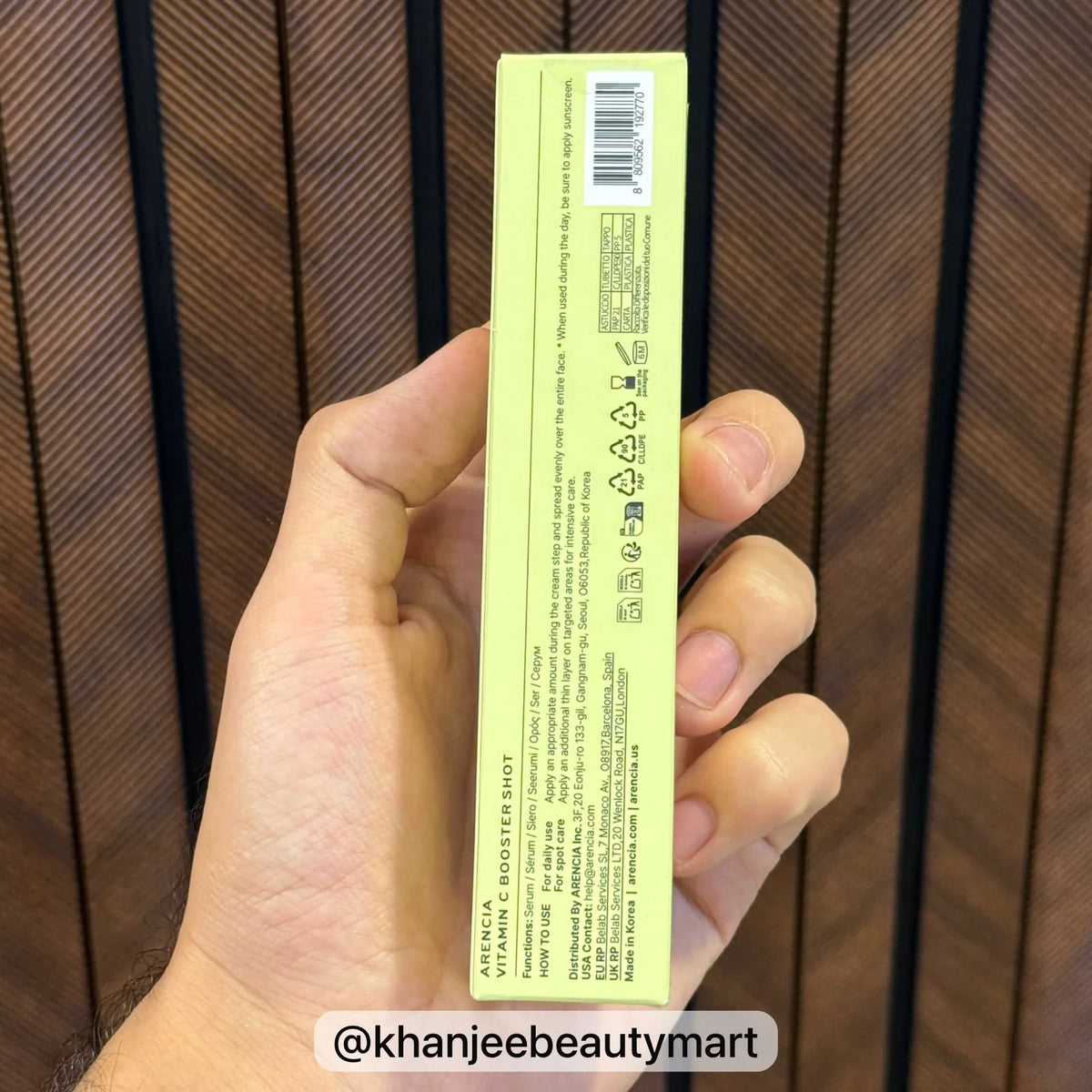 Arencia Vitamin C Booster Shot Face & Eye Cream