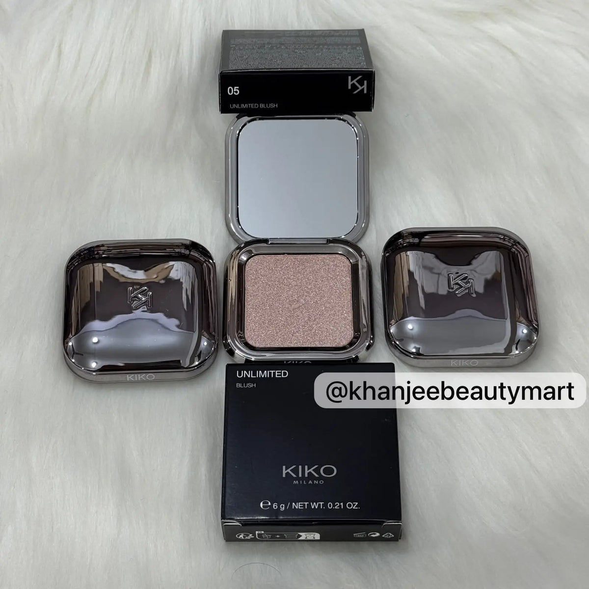 KIKO Milano Unlimited Blush Long-Lasting Powder Blush Compact