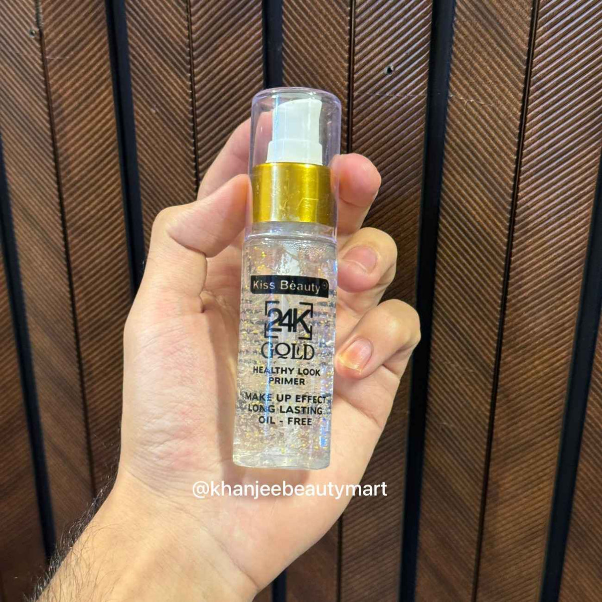 Kiss Beauty 24K Gold Healthy Look Primer – Radiant & Smooth Makeup Base