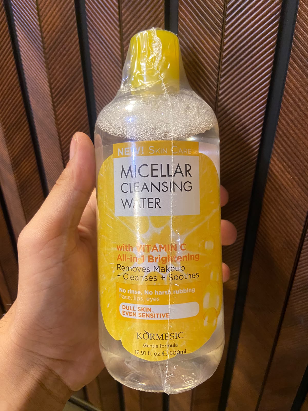 KORMESIC Gentle Micellar Cleansing Water - Face, Lips & Eyes (500ml)