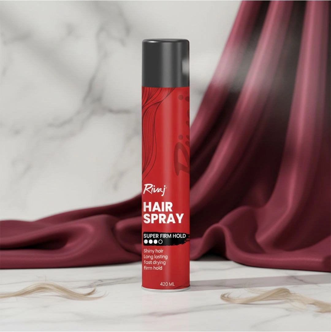 Strong Hold Hair Spray – All-Day Style Control