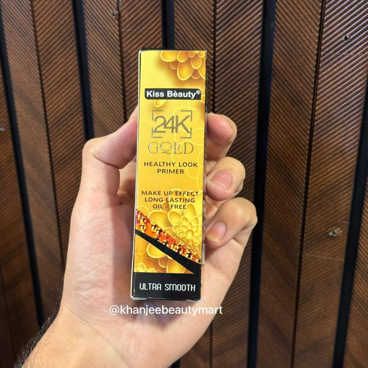 Kiss Beauty 24K Gold Healthy Look Primer – Radiant & Smooth Makeup Base
