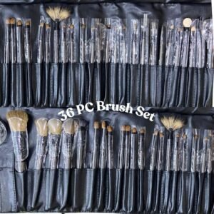 Black Bag 36 Pc Makeup Imported Brush Set