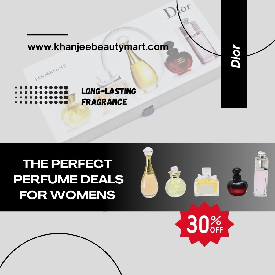 5 Pcs Perfume Set Deal 30% Discount 24 Hour lasting for Women