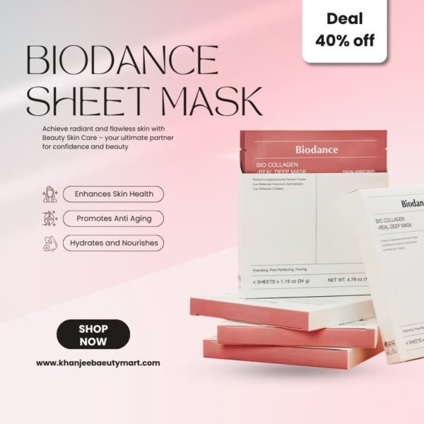 Biodance Sheet Mask Deal Of The weak 4pcs Pack Box 40% discount