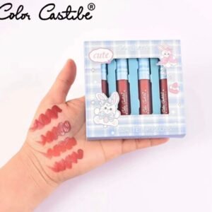 Color Castle Cute Bear Matt Lip Gloss 4-pc Packet