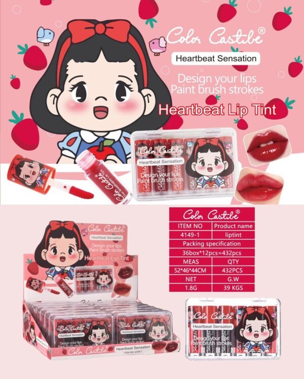 Color Castle Heartbeat 6-pc Lip Tint Box