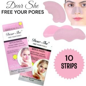 Dear She witch hazel nose pore strips pack of 10 strips