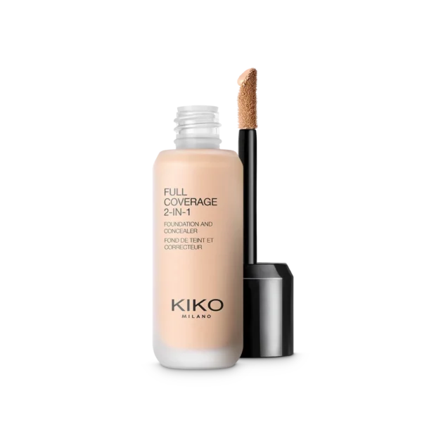 KIKO Milano Full Coverage 2 in 1 Foundation & Concealer with Superior Coverage