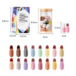 16 Colors Mini Pill Lipstick Set,Mini Matte Lipstick